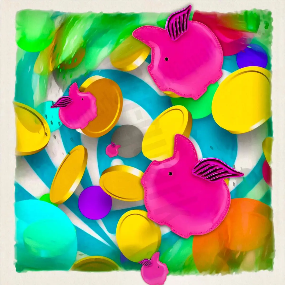 Kate Spade When Pigs Fly Winged Flying Coin Purse Discount