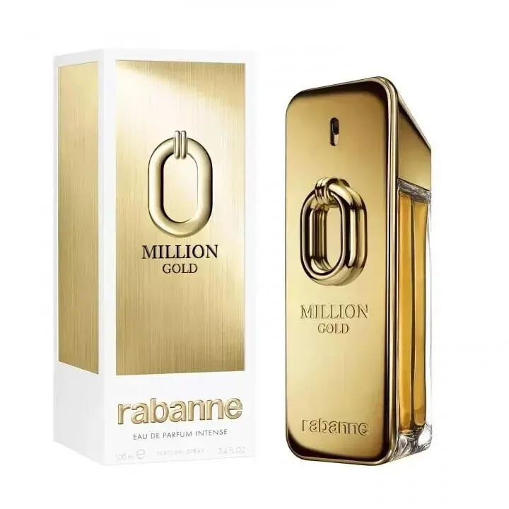 1 Million  Parfum Multiple-sizes and Types 3.4 Oz / 6.8 Oz For Men 1 Million Gold 3.4 Oz EDP Intense by Paco Rabanne