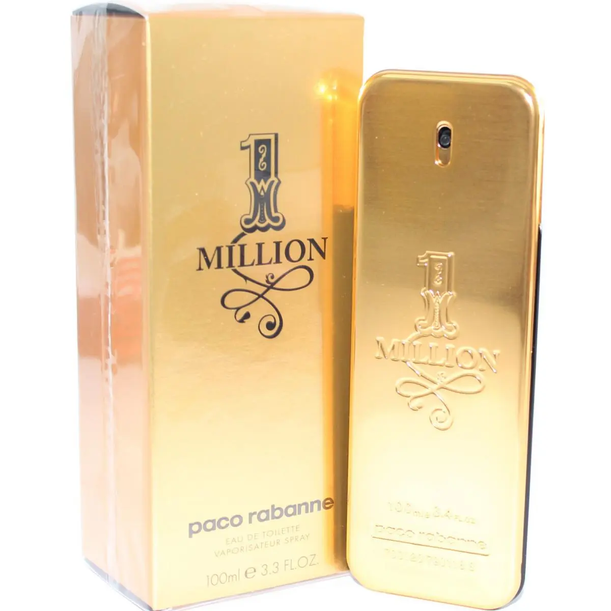 1 Million  Edt 3.3/3.4 oz For Men by Paco Rabanne