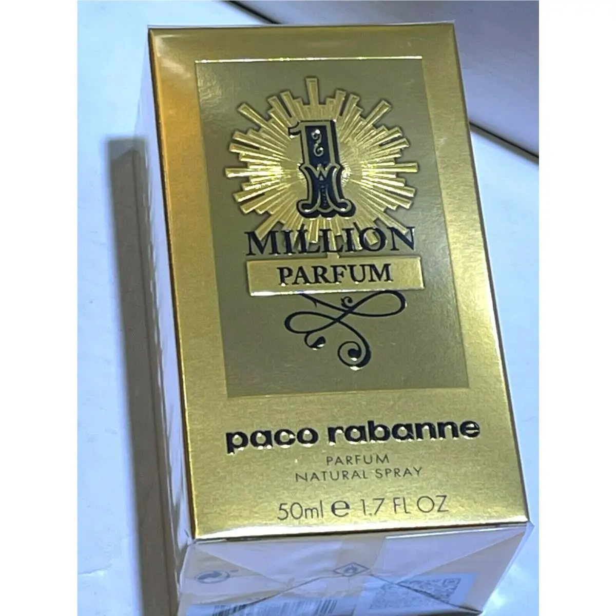 1 One Million Parfum For Men by Paco Rabanne 1.7 oz 50 ml Parfum Spray