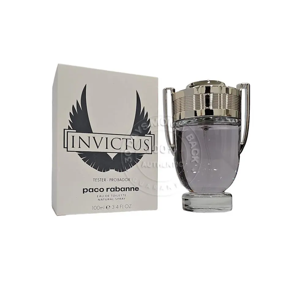 Paco Rabanne Invictus Edt 3.4 oz / 100 ml Men Spray - White Box - White