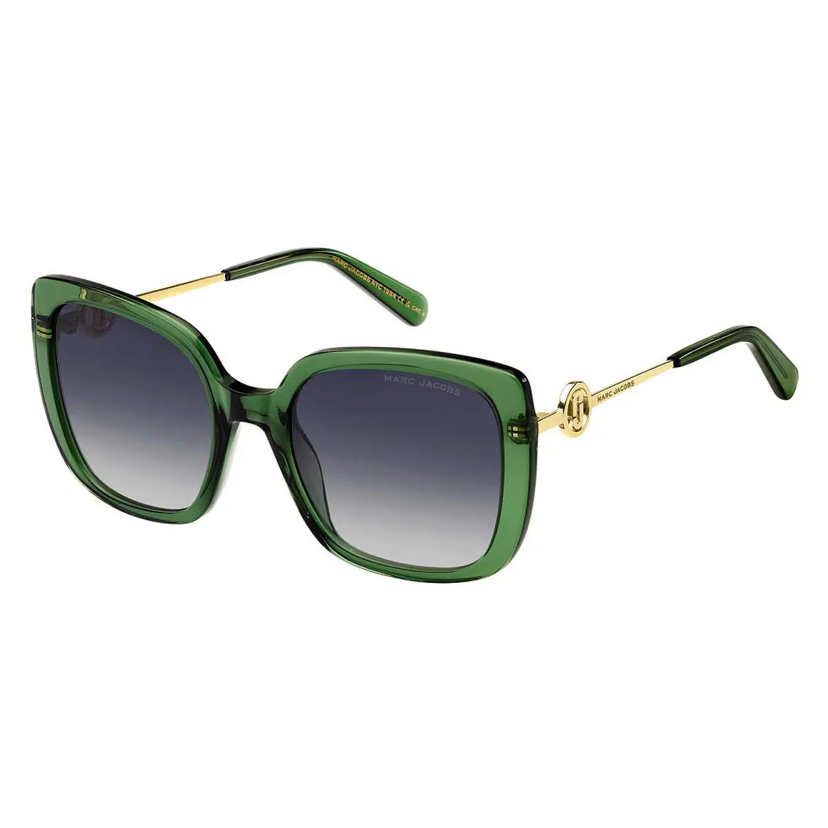 Marc Jacobs Marc 727/S Sunglasses Women Green 55mm - Frame: Green, Lens: Gray Azure