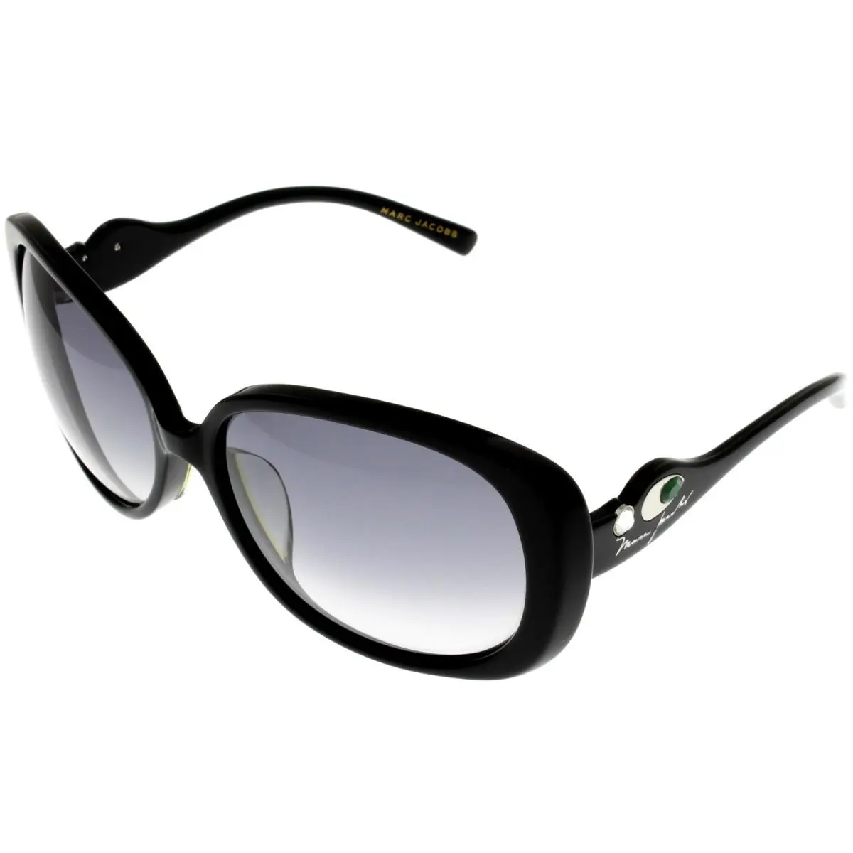 Marc Jacobs Sunglasses Women Dark Ruthenium Round Brown MJ210/K/S TIG02