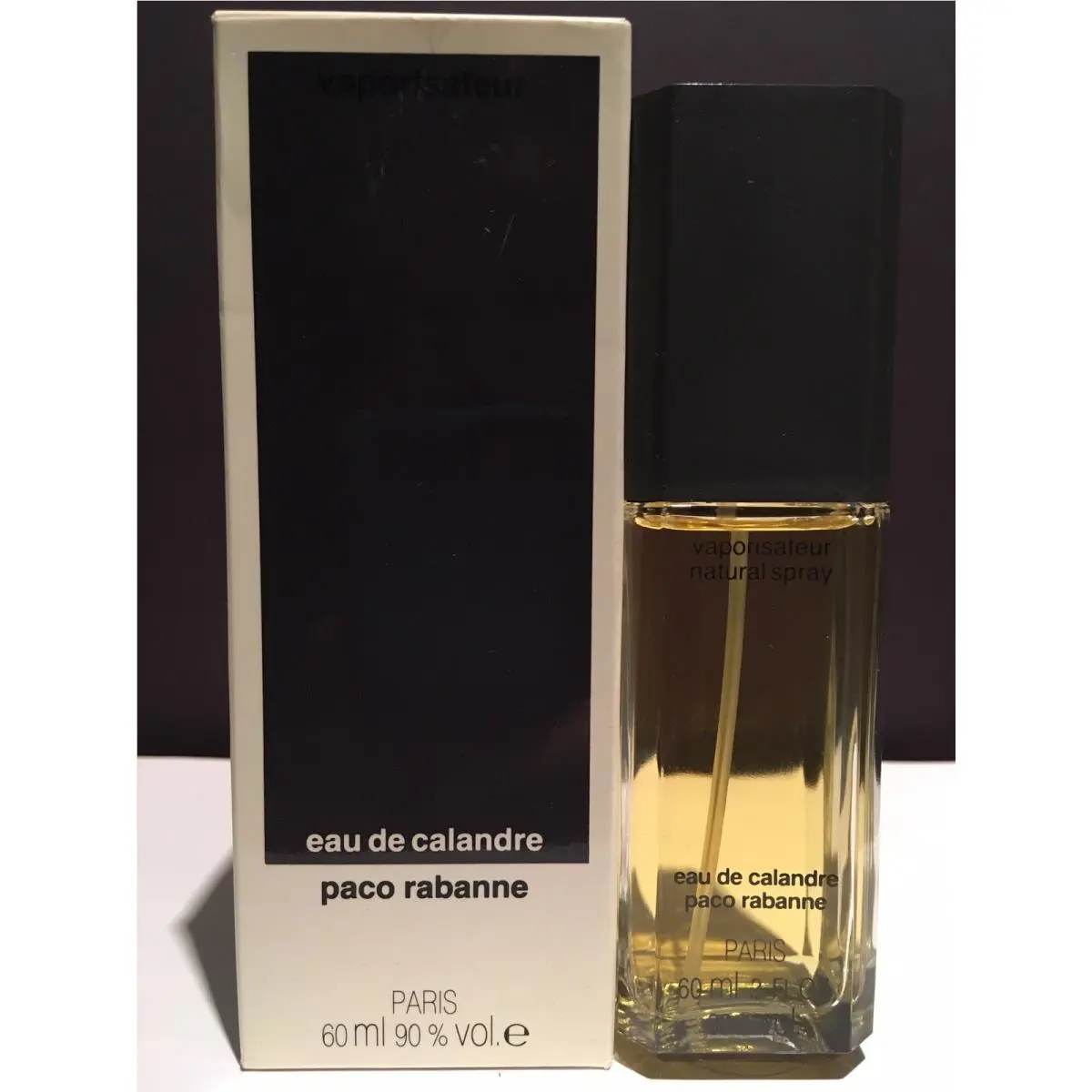Eau DE Calandre Paco Rabanne 2 Fl. OZ / 60 ml Eau de Toilette Spray Rare