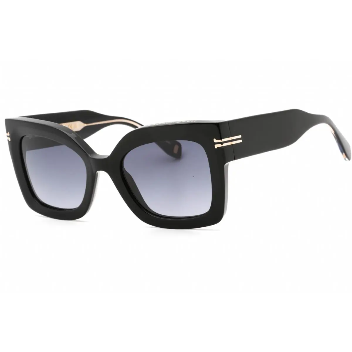 Marc Jacobs MJ 1073/S 0807 9O Sunglasses Black Frame Gray Lenses 53mm