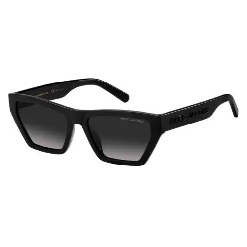 Marc Jacobs MARC-657S 0807/9O Black/grey Shaded Rectangle Women`s Sunglasses
