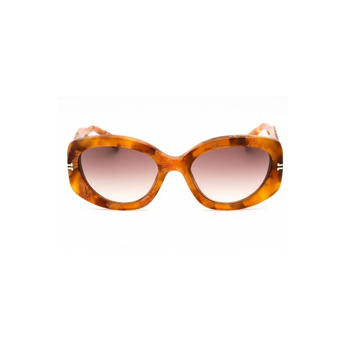 Marc Jacobs Women Eyeglasses Size 56mm-145mm-20mm - Frame: brown marble, Lens: brown