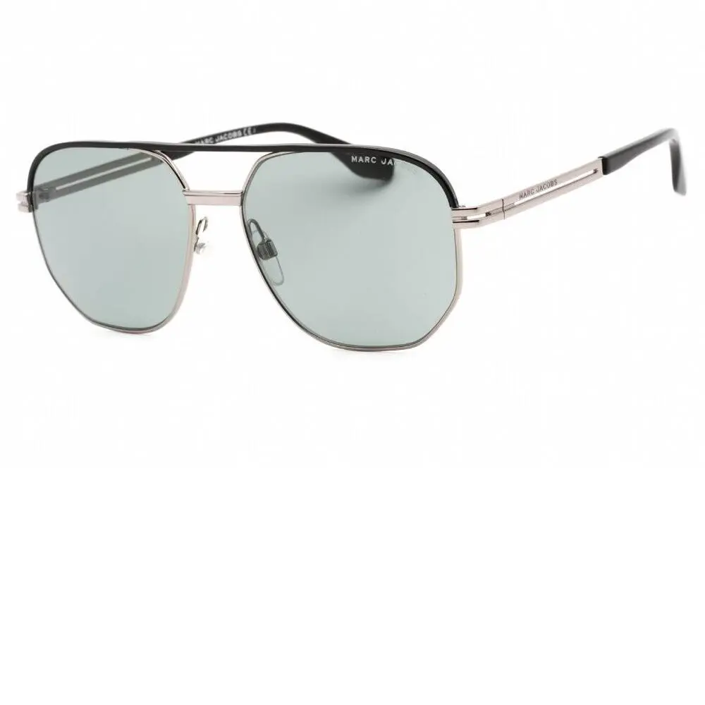 Marc Jacobs Black and Silver Sunglasses in Case