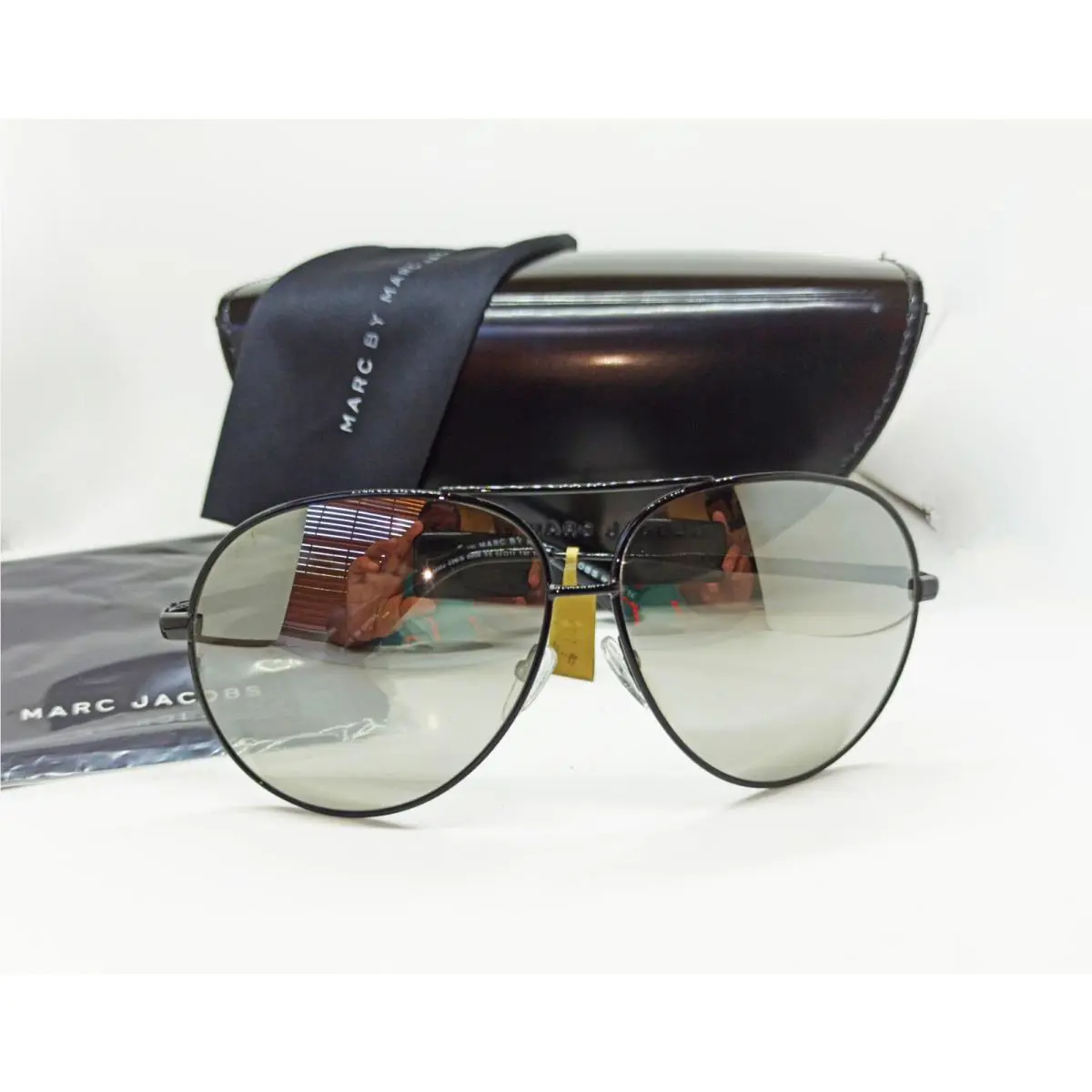 Marc Jacobs MMJ226/S 0006SS Black Metal Frame / Silver Mirror