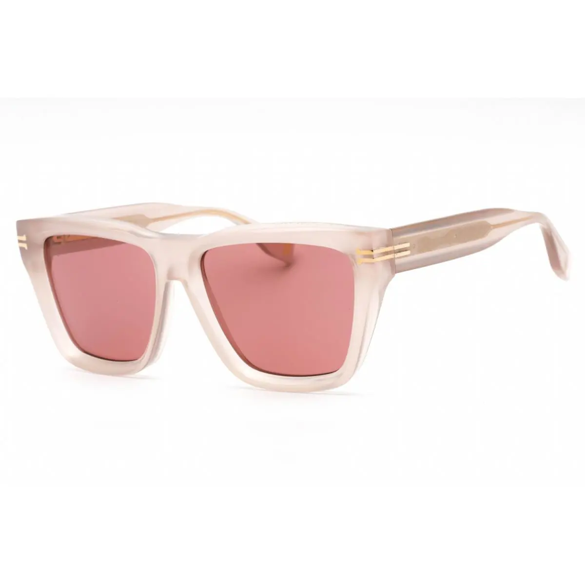 Marc Jacobs- MJ 1002/S Burgundy Lense/nude Frames - Square Ladies Sunglasses