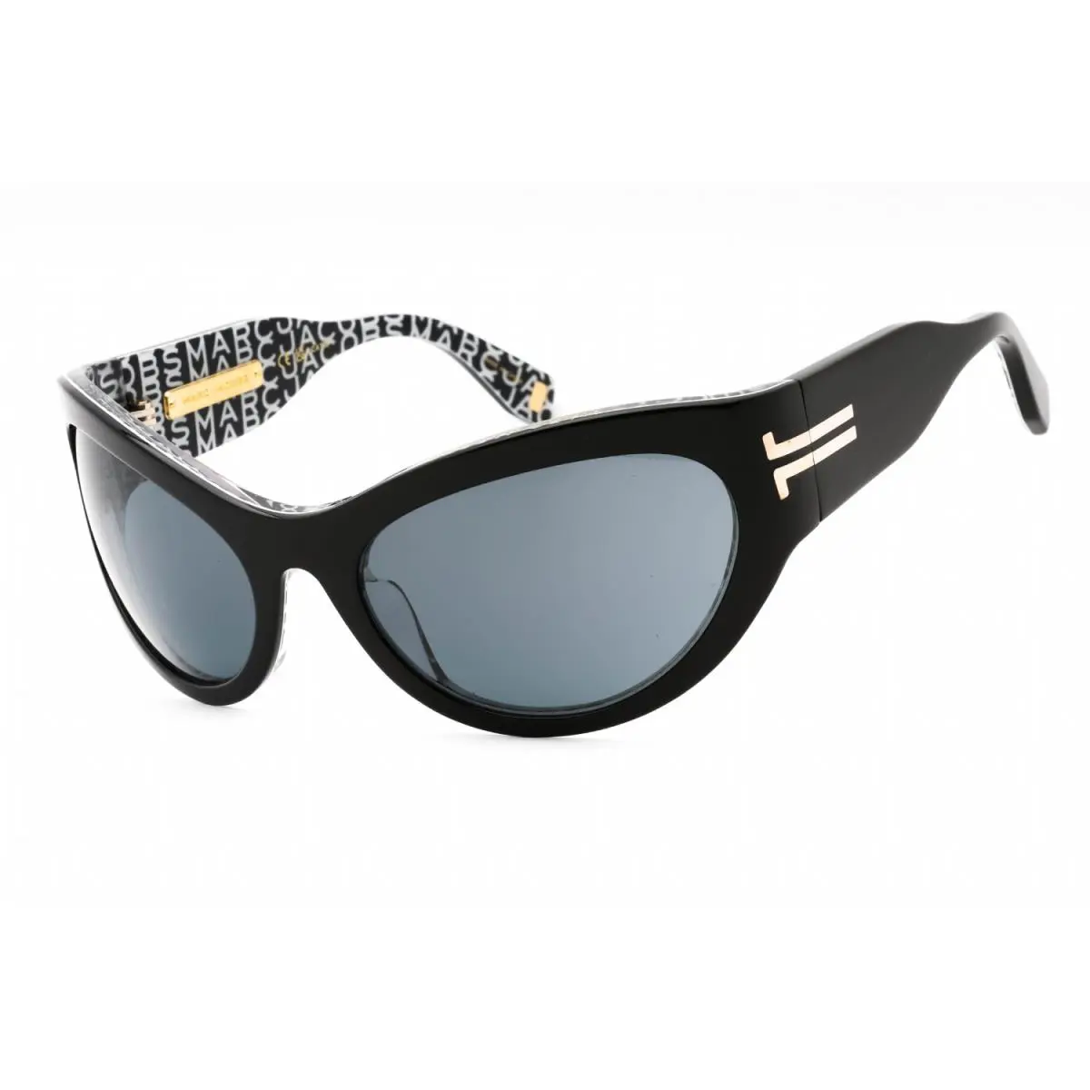 Marc Jacobs MJ 1087/S 807 2K Sunglasses Black Frame Gray Lenses 61mm - Frame: Black, Lens: Gray