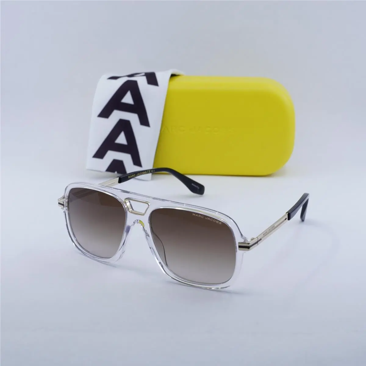 Marc Jacobs Marc 415/S 0MNG HA Transparent/gold/black/brown Gradient by Marc By Marc Jacobs