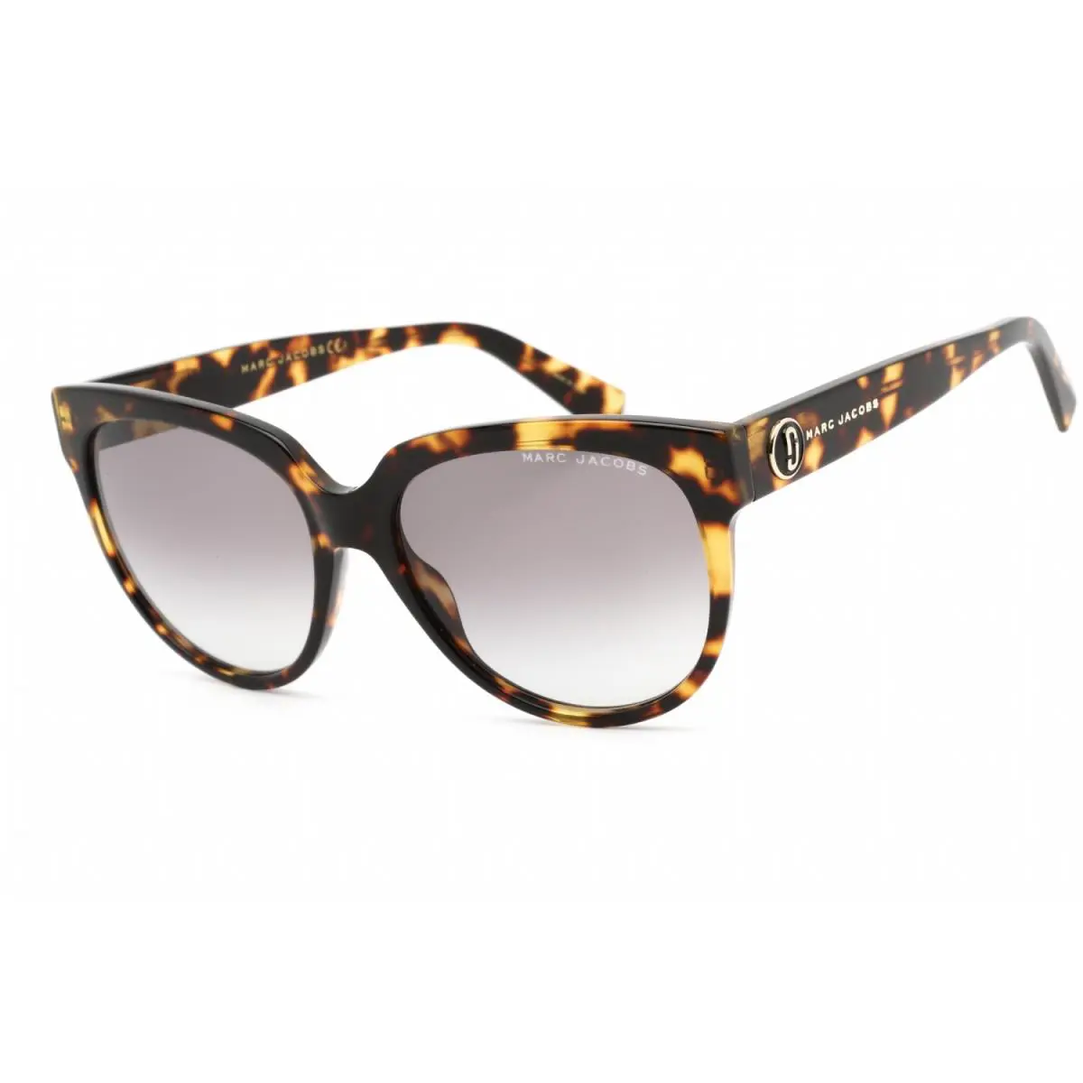 Marc Jacobs MJ378S-869O-56 Sunglasses Size 61mm 140mm 14mm Gold 716736128917 - Frame: GOLD, Lens: SMOKE