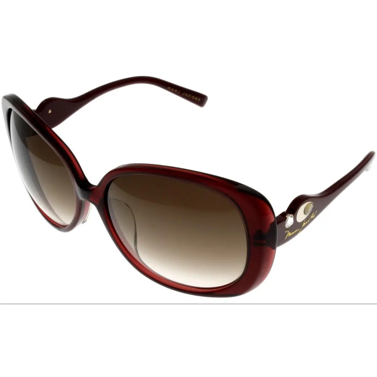 Marc Jacobs Sunglasses Women Red Burgundy Rectangular MJ263/K/S SDY02