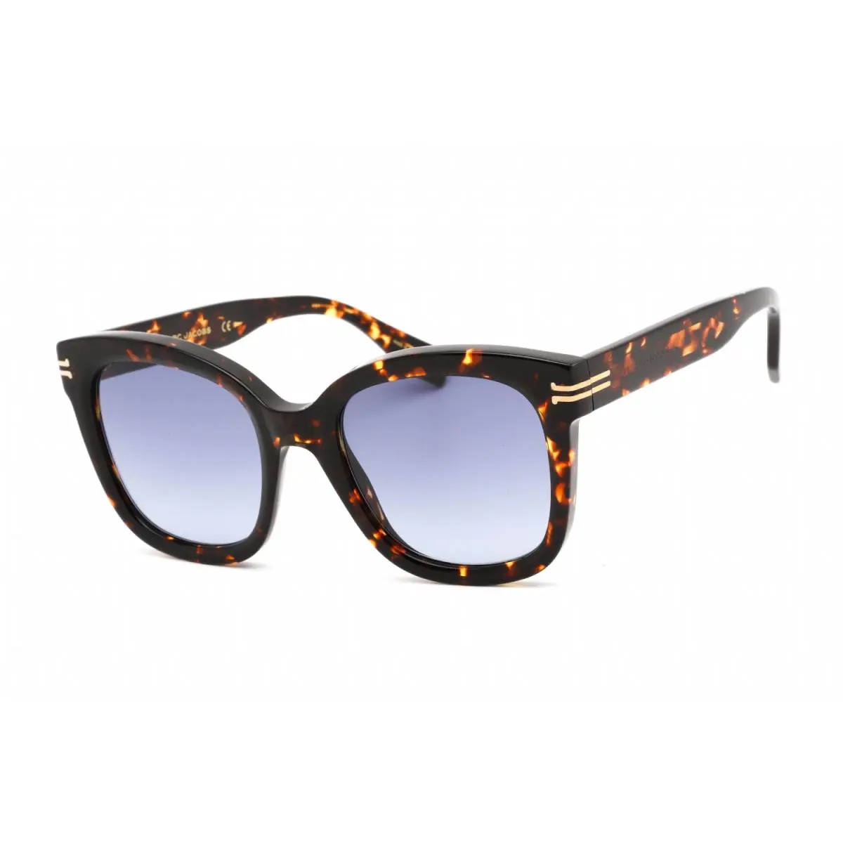 Marc Jacobs MJ1012S-086-52 Sunglasses Size 62mm 140mm 14mm Gold 716736384641 - Frame: GOLD, Lens: GREEN