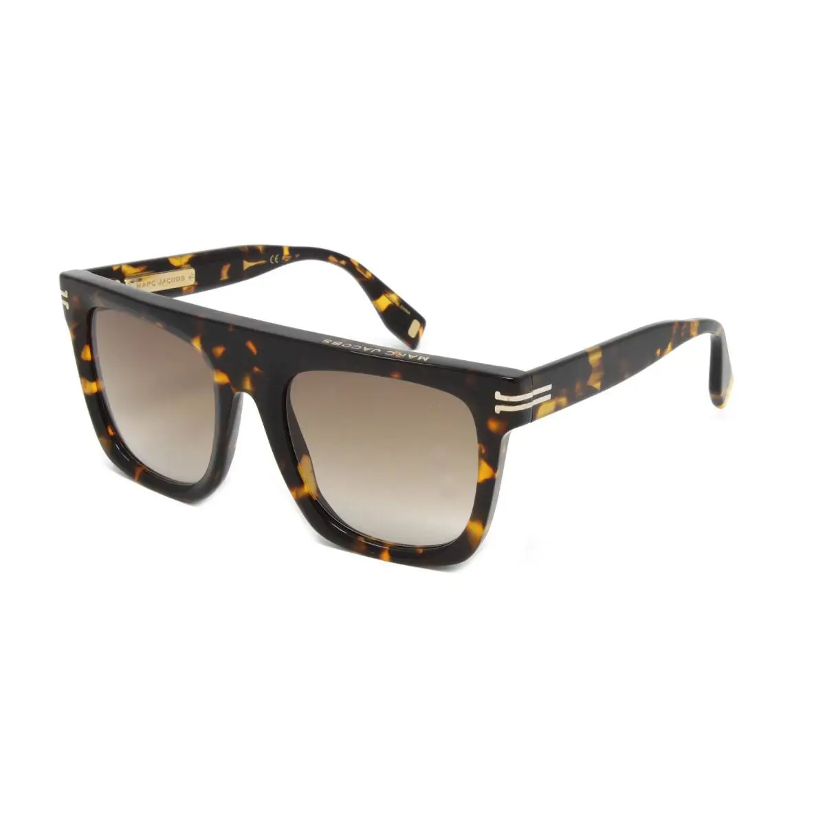 Marc Jacobs Sunglasses Women`s Square MJ1044S 086 Havana 52mm Brown Lens