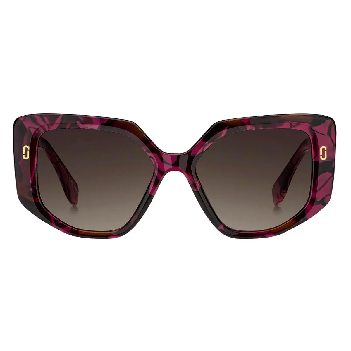 Marc Jacobs MJ 1116/S Sunglasses Female Marble Burgundy 52mm