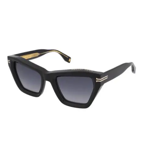 Marc Jacobs MJ 1001/S 807 9O Sunglasses Black Frame Grey Gradient Lenses 51mm