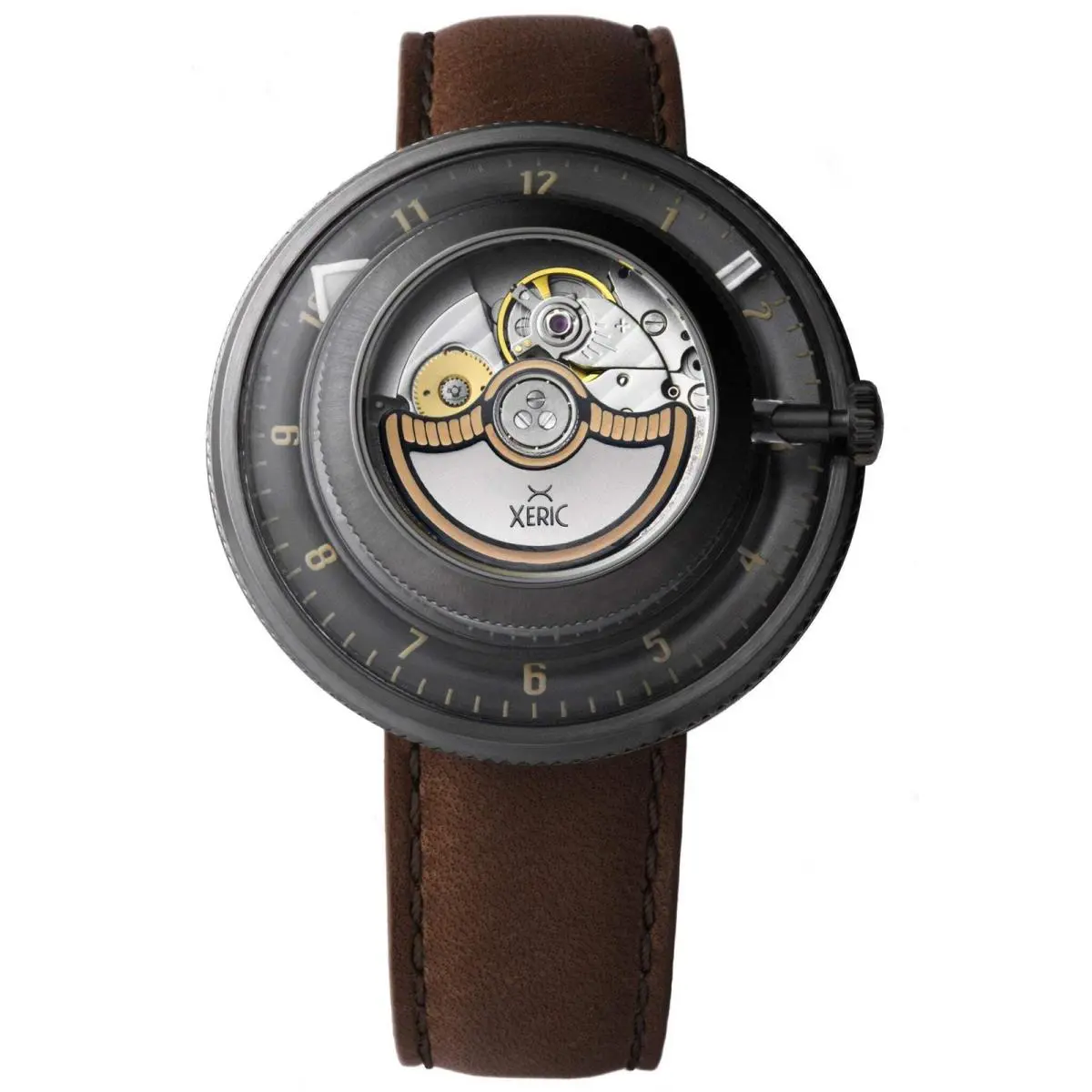 Invertor Automatic Gunmetal Brown Limited Edition Watch by Xeric