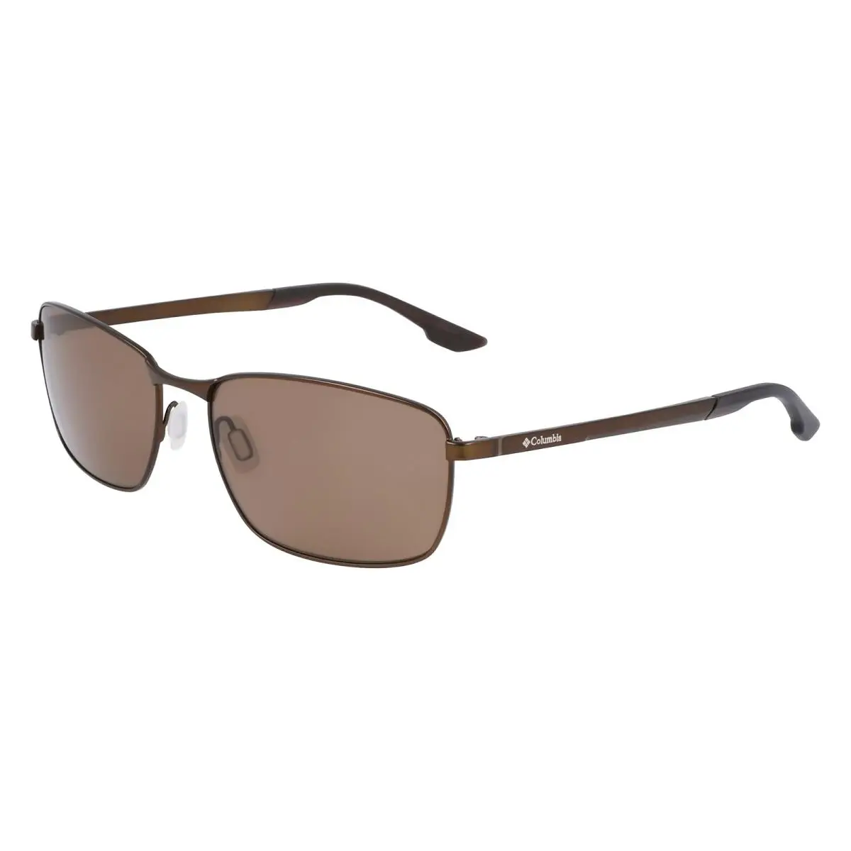 C-122S 201 Satin Brown Sunglasses with Brown Lenses by Columbia