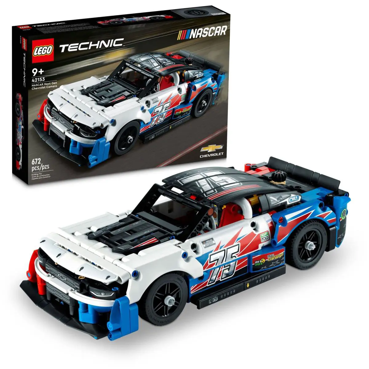 Lego Technic Nascar Next Gen Chevrolet Camaro Zl1 Building Set 42153 Teens
