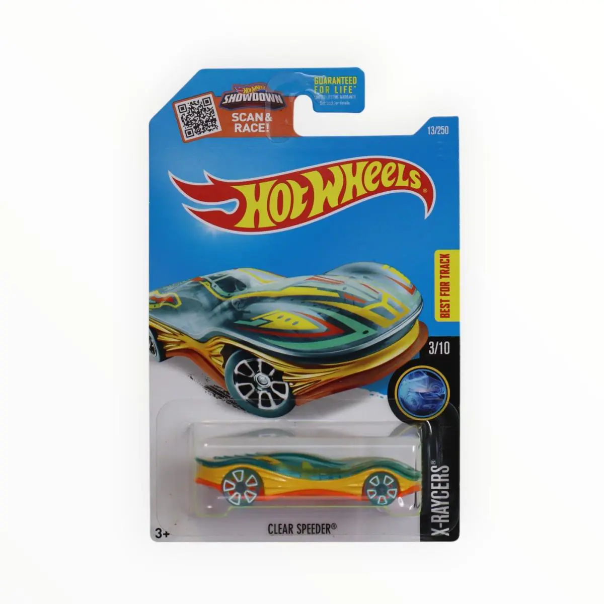 Hot Wheels Clear Speeder 13/250 - 2016 Mainline A