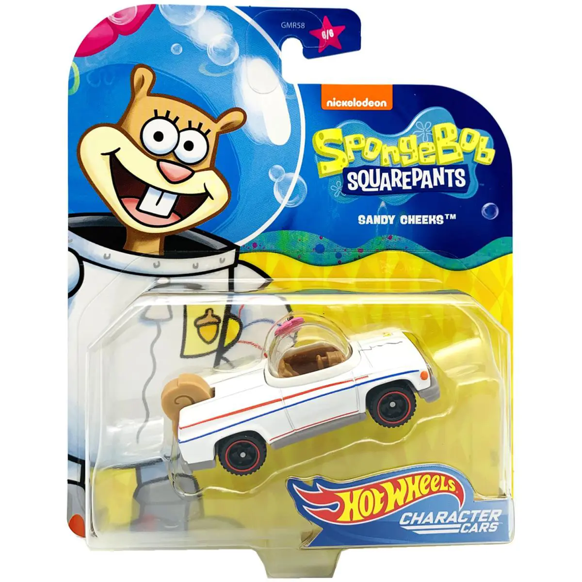 Hot Wheels 2020 1/64 Spongebob Squarepants Character Cars GMR58-999A-7C2 Sandy Cheeks
