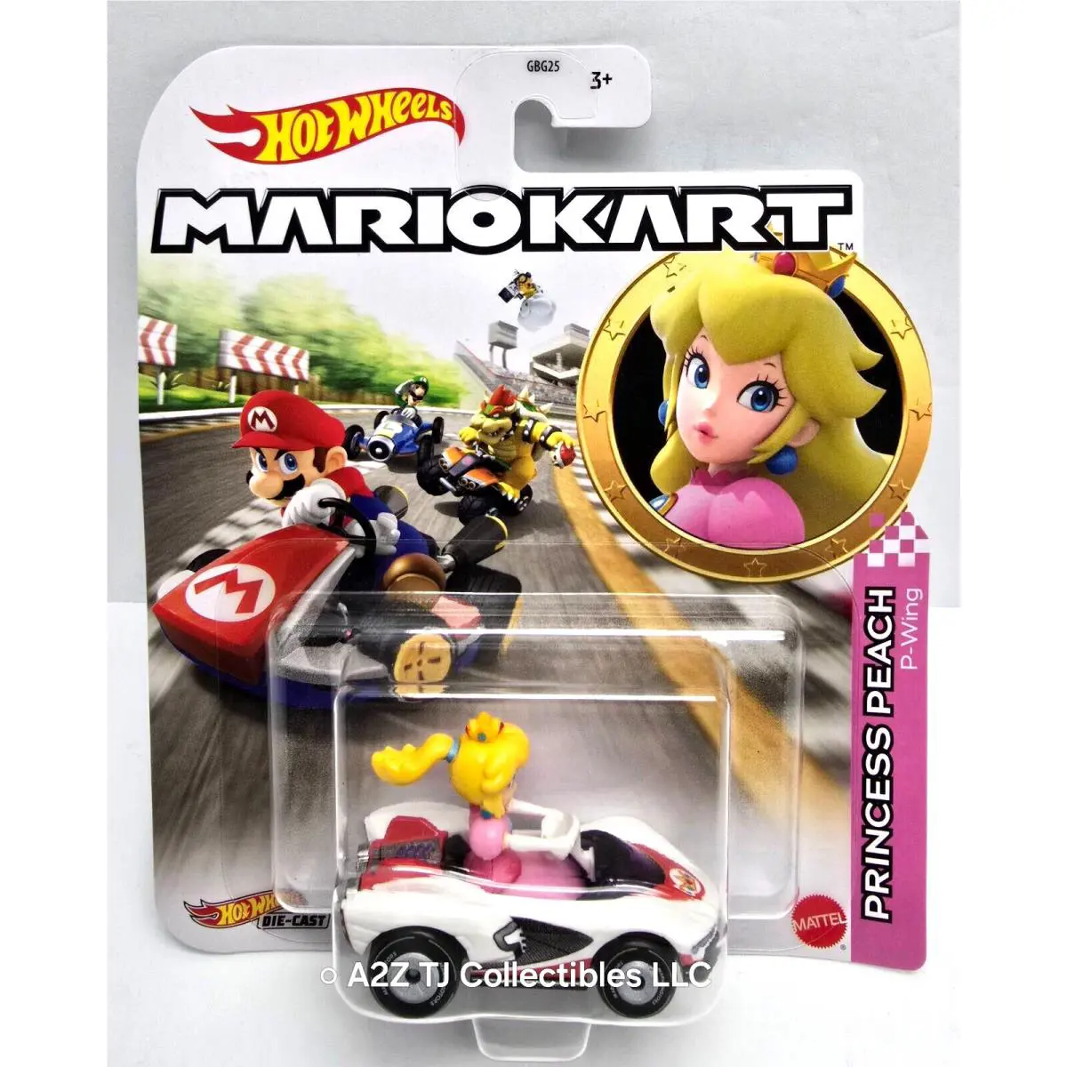 Mario Hot Wheels Mariokart Kart Diecast Car Choose 2020 2021 2022 2023 2024 2026 GJH58, PRINCESS PEACH P-Wing