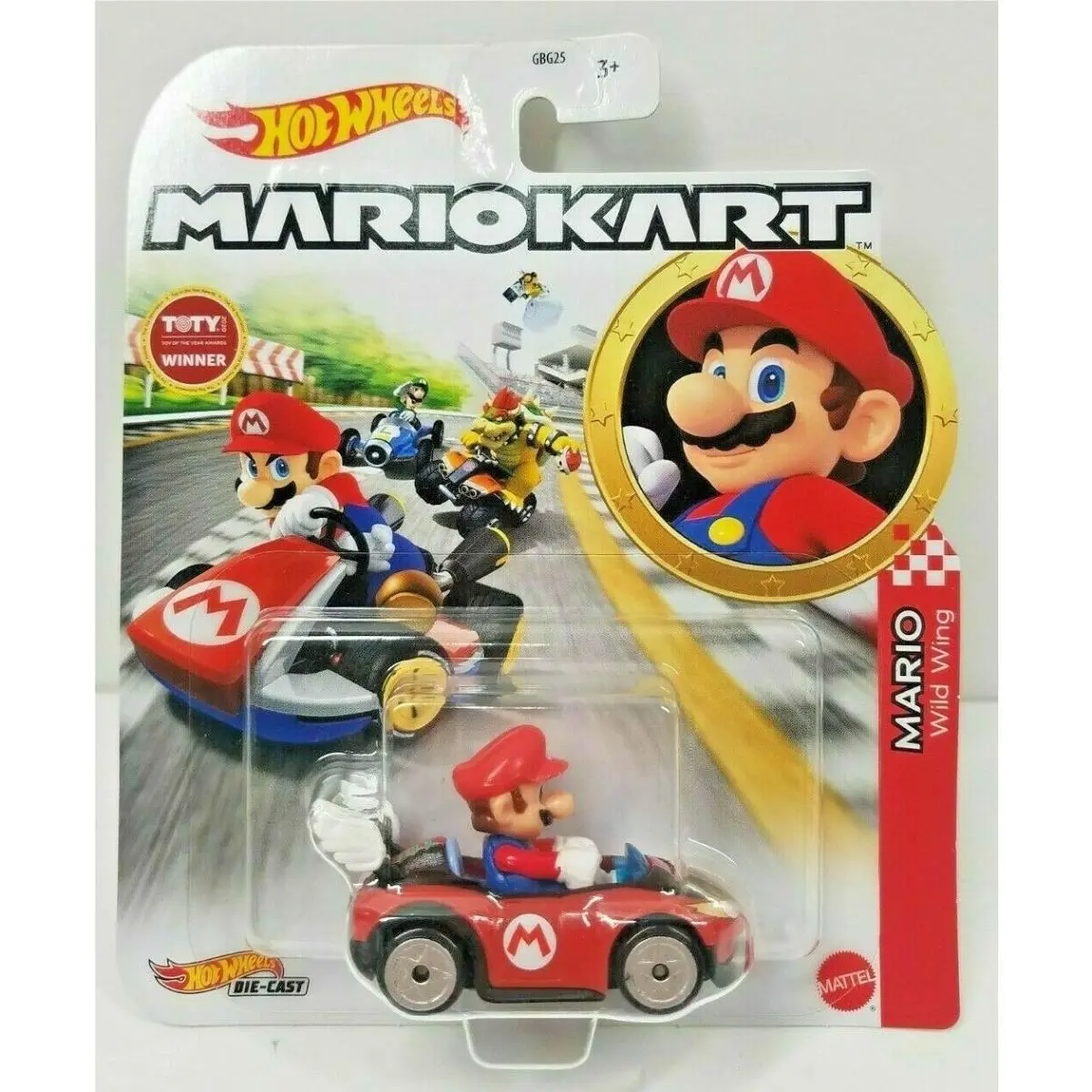 Mario Hot Wheels Mariokart Kart Diecast Car Choose 2020 2021 2022 2023 2024 2026 GRN17, MARIO Wild Wing