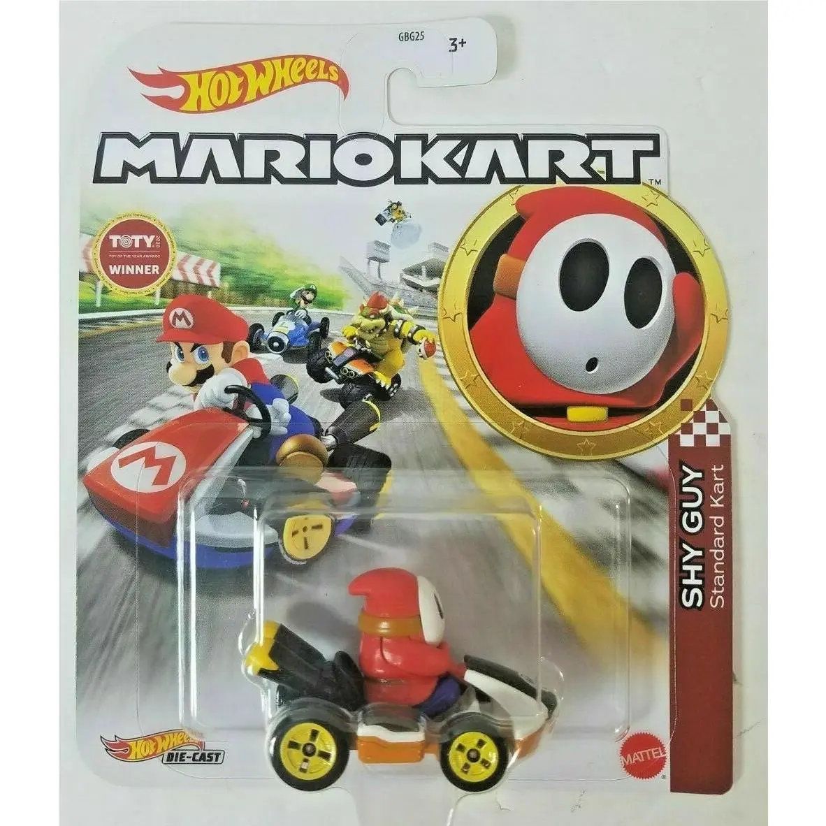 Mario Hot Wheels Mariokart Kart Diecast Car Choose 2020 2021 2022 2023 2024 2026 GRN25, SHY GUY Standard Kart
