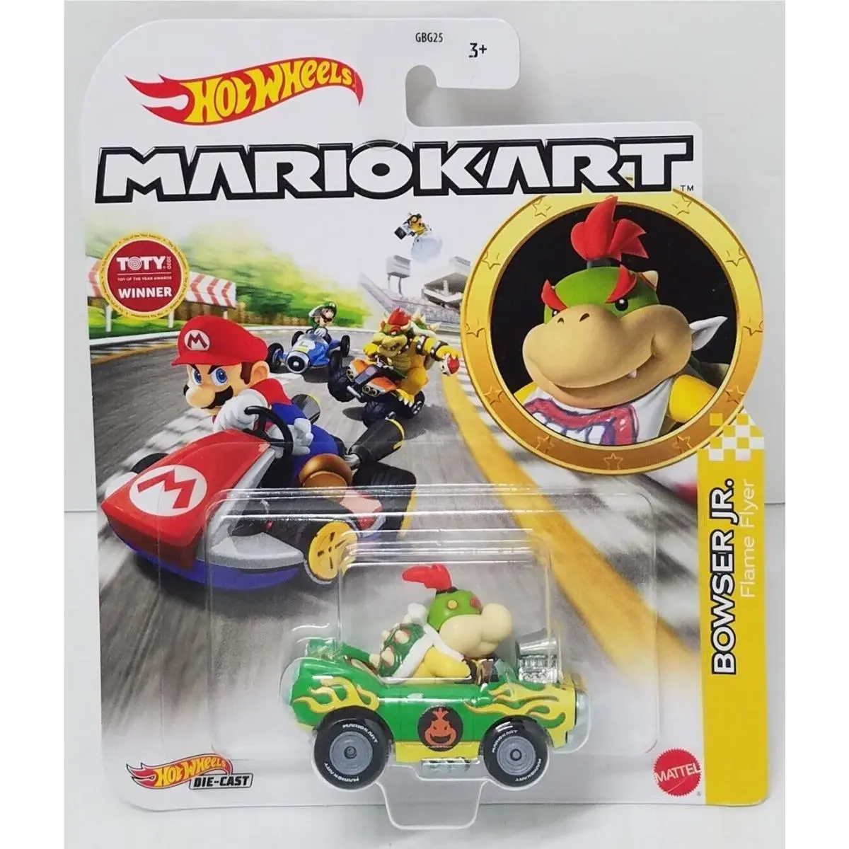 Mario Hot Wheels Mariokart Kart Diecast Car Choose 2020 2021 2022 2023 2024 2026 HDB27, BOWSER JR Flame Flyer