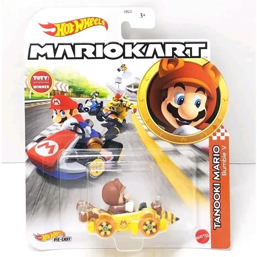 Mario Hot Wheels Mariokart Kart Diecast Car Choose 2020 2021 2022 2023 2024 2026 HDB31, TANOOKI MARIO Bumble V