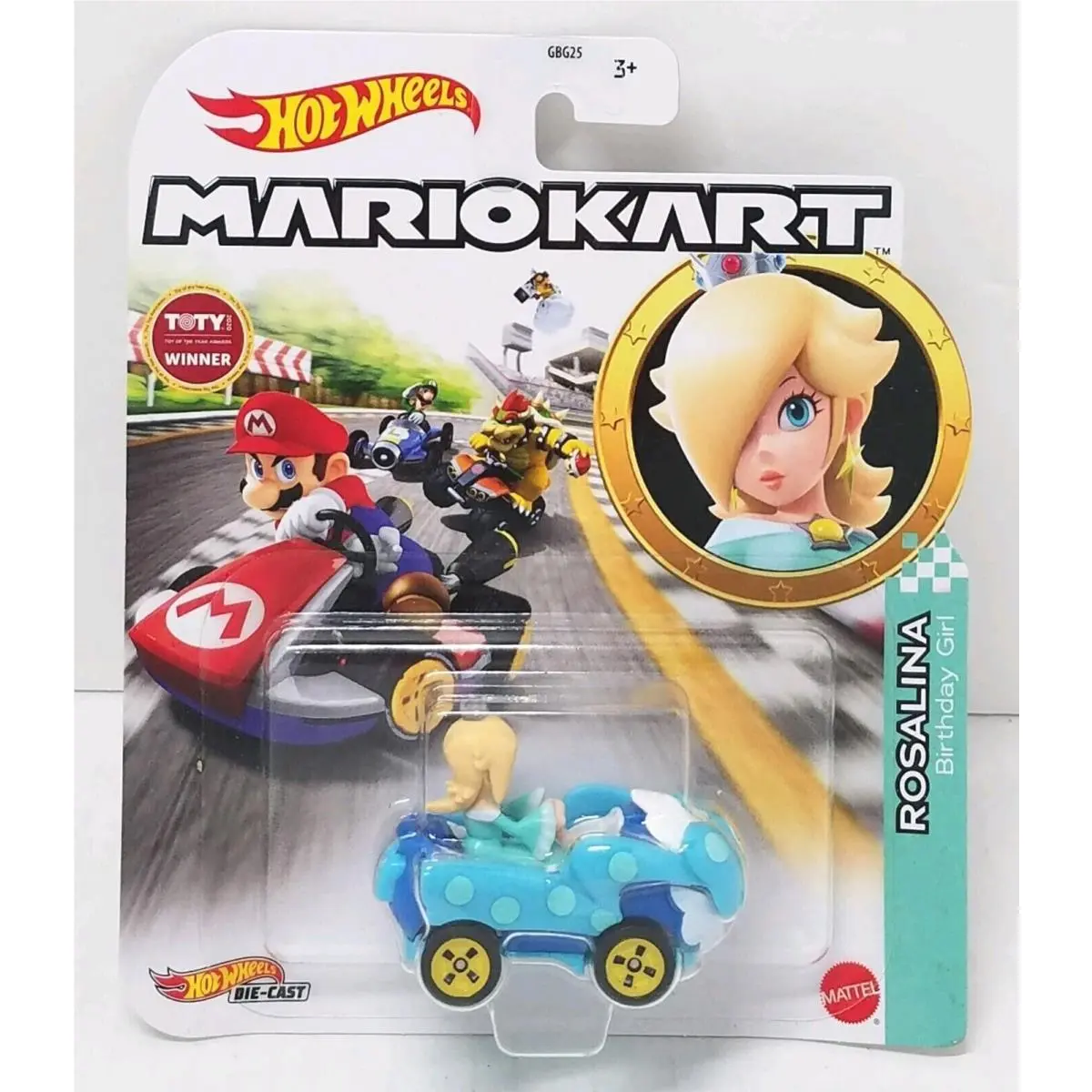 Mario Hot Wheels Mariokart Kart Diecast Car Choose 2020 2021 2022 2023 2024 2026 HDB32, ROSALINA Birthday Girl