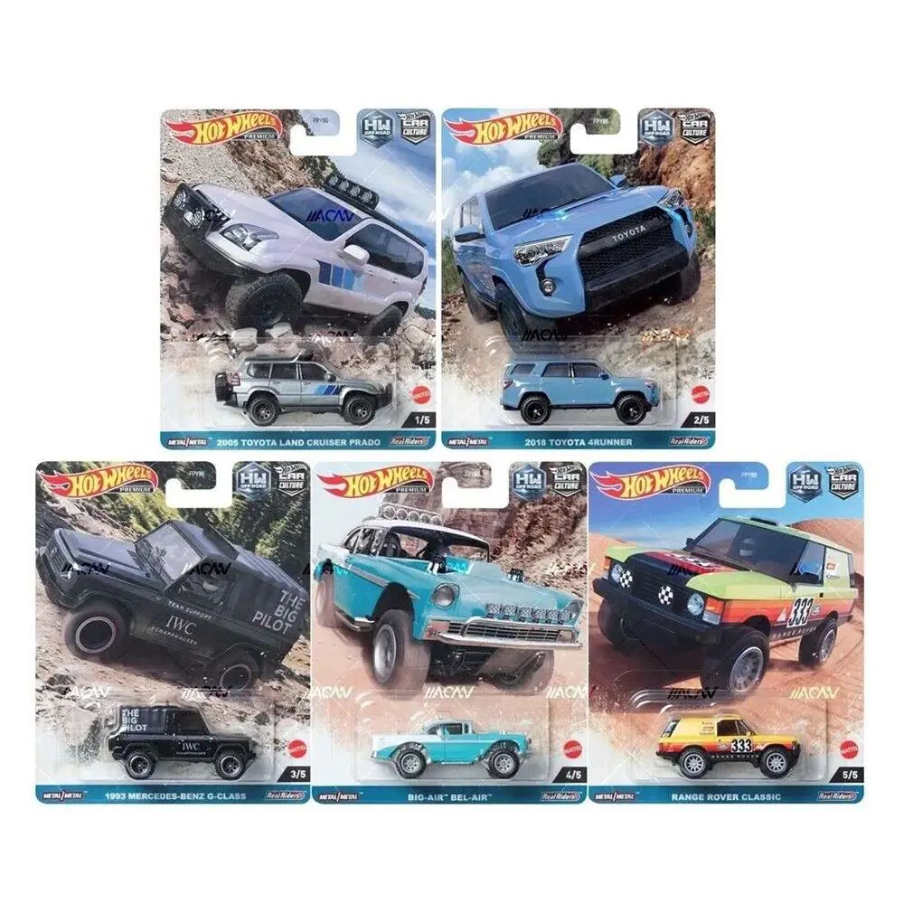 Hot Wheels Premium 2023 Car Culture F Case HW Off Road Set of 5 FPY86-959F