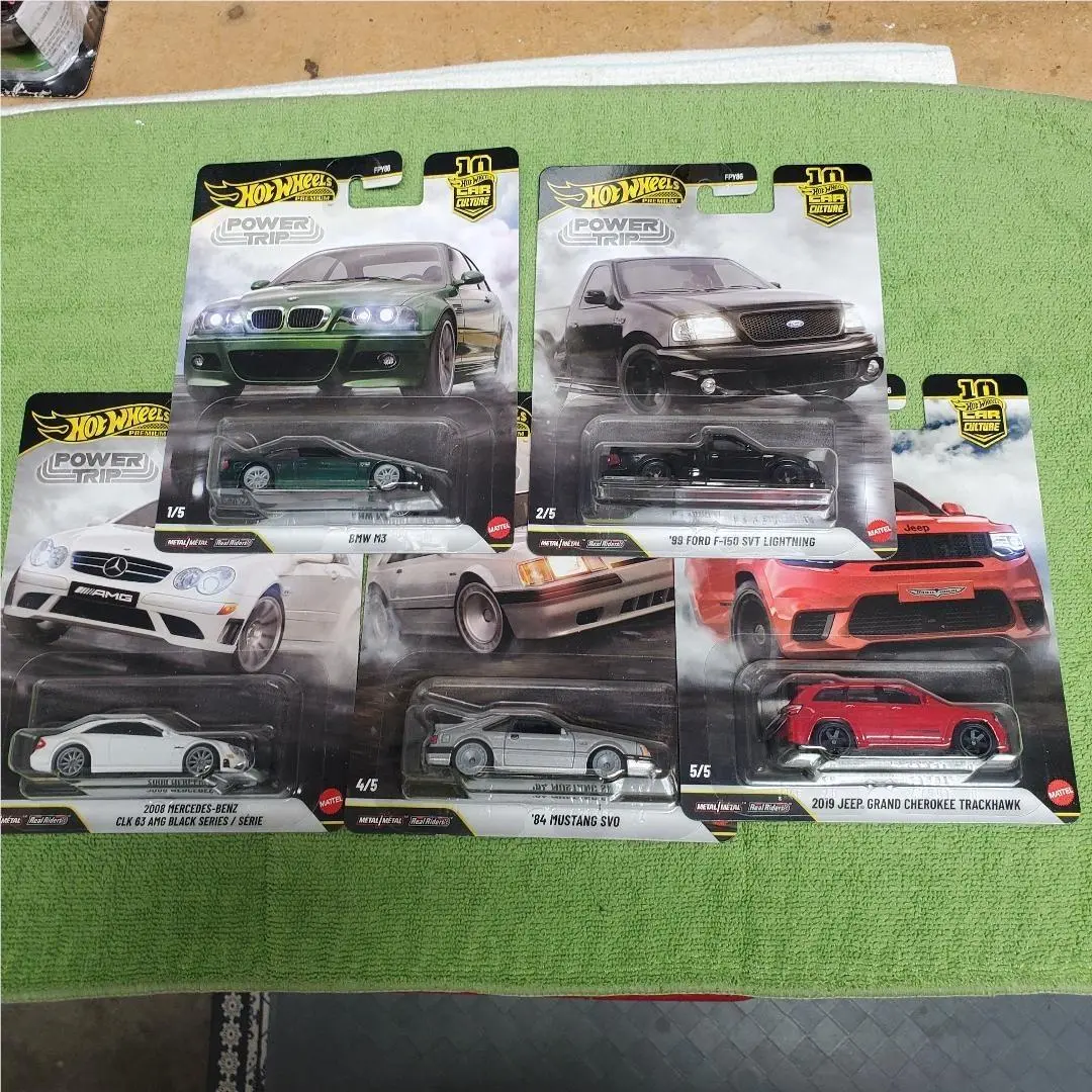 Hot Wheels 2026 Premium Car Culture Power Trip Complete Set of 5