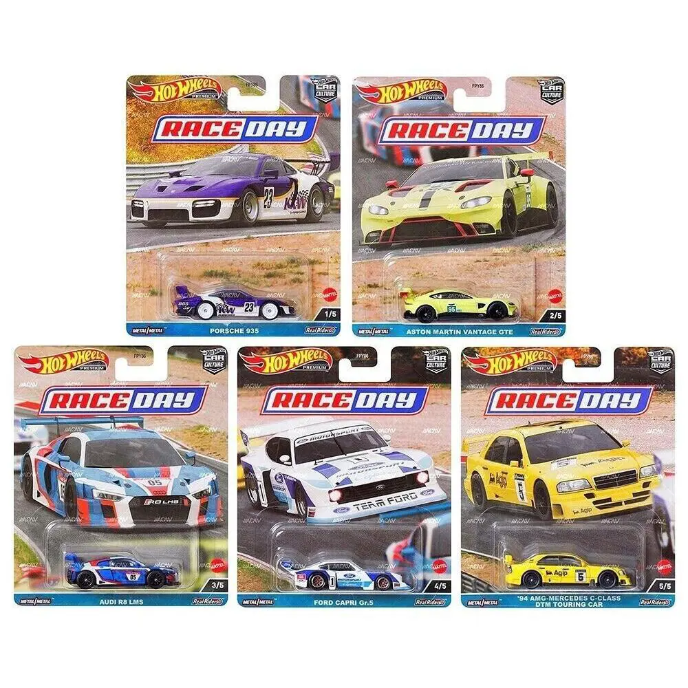 Hot Wheels 2023 Car Culture Race Day Set of 5 Cars 1:64 Model Cars FPY86-959D-7E