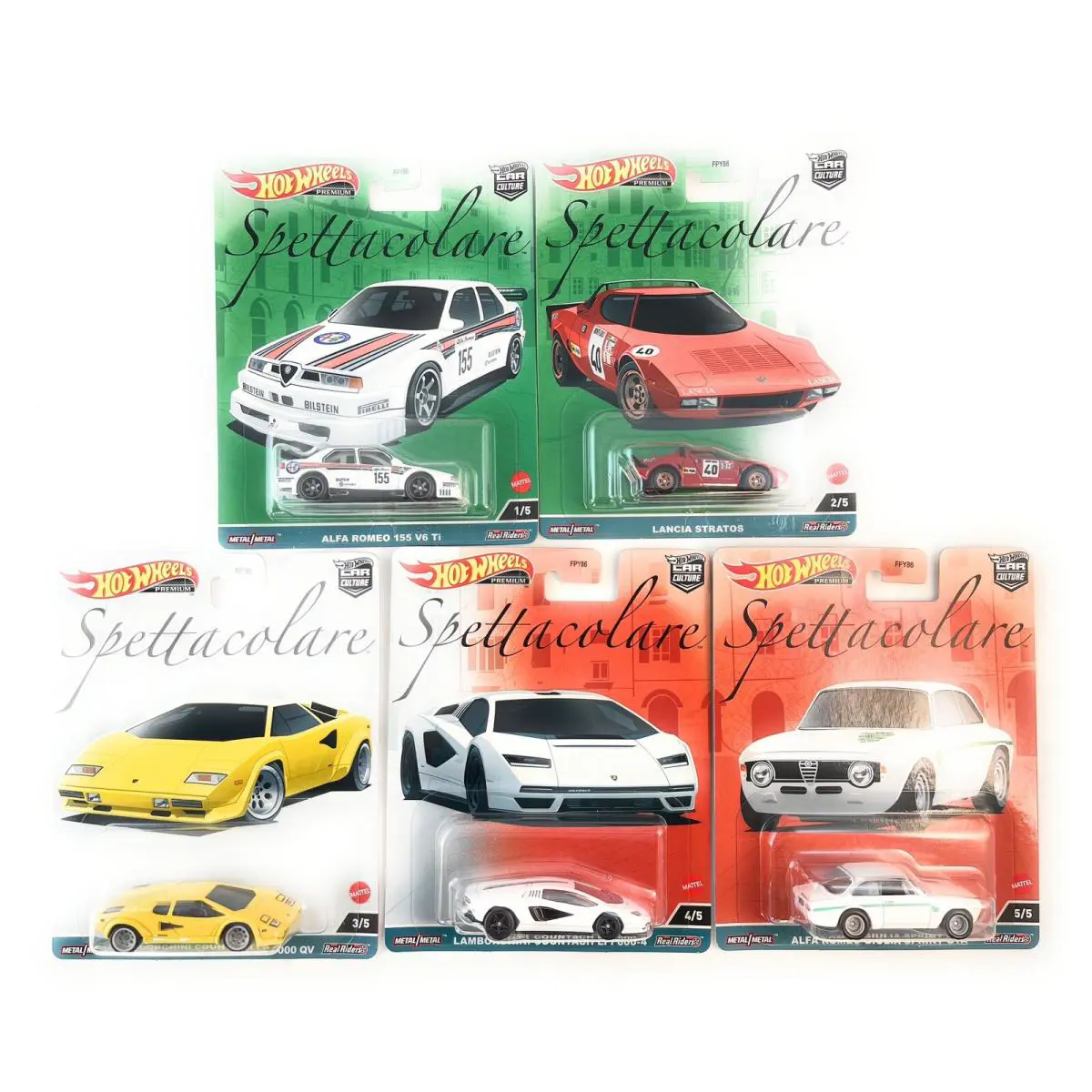 Hot Wheels 1:64 Pre. 2023 Car Culture Spettacolare Set of 5 FPY86-959B -7D