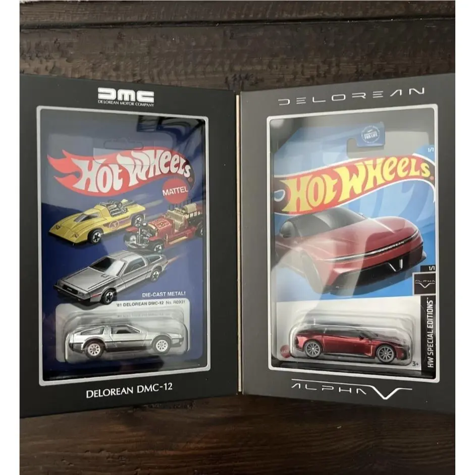 Hot Wheels 2023 Red Line Club Rlc Delorean DMC-12 Alpha5 Collector Set G35