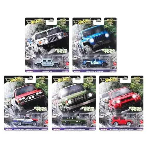 Hot Wheels Terra Trek Off-road 1:64 Scale Die-cast Set of 5 FPY86-961C - 
