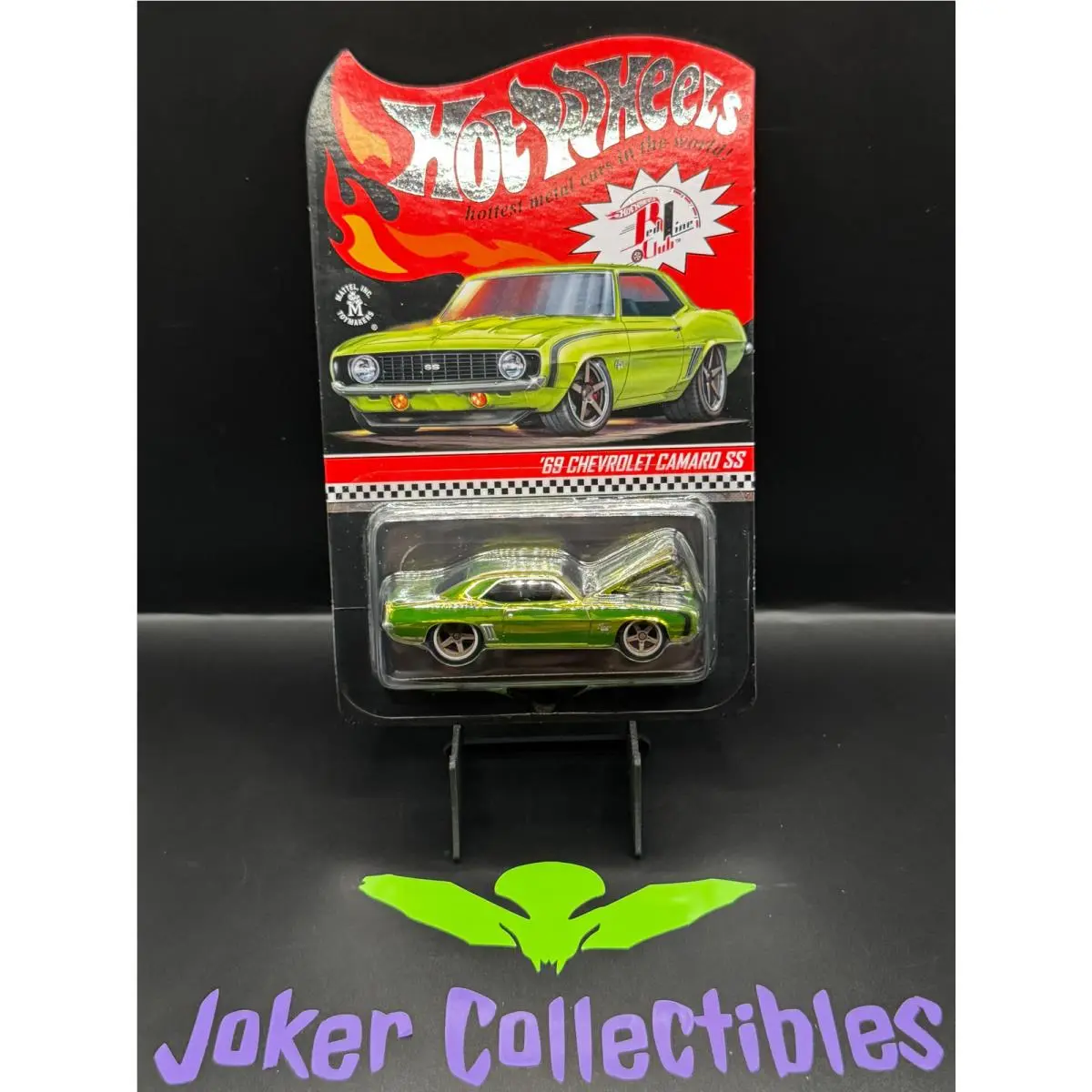 Hot Wheels 2021 Rlc Exclusive Red Line Club `69 Chevrolet Camaro SS Antifreeze G