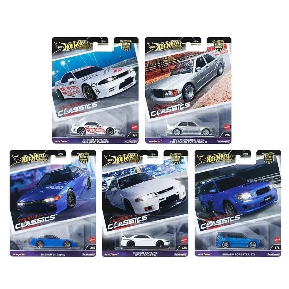 Hot Wheels Car Culture Premium 2024 Modern Classics E Case Set of 5 FPY86-961E