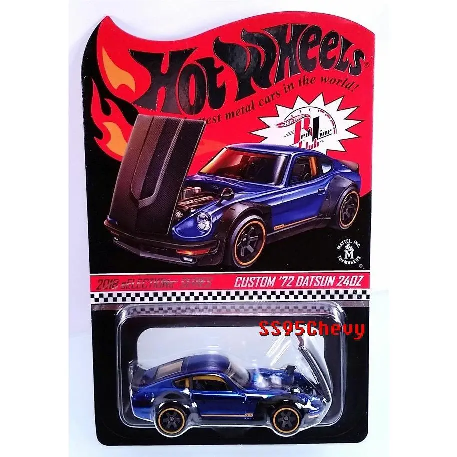 2018 Hot Wheels Red Line Club Rlc Selections Custom `72 Datsun 240Z Greddy