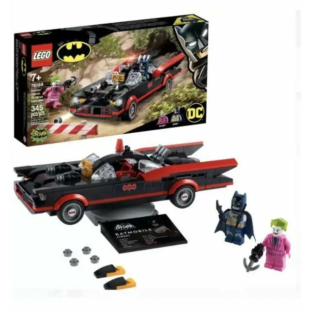 Lego 76188 Batman Classic TV Series Batmobile -batman and Joker Minifigure