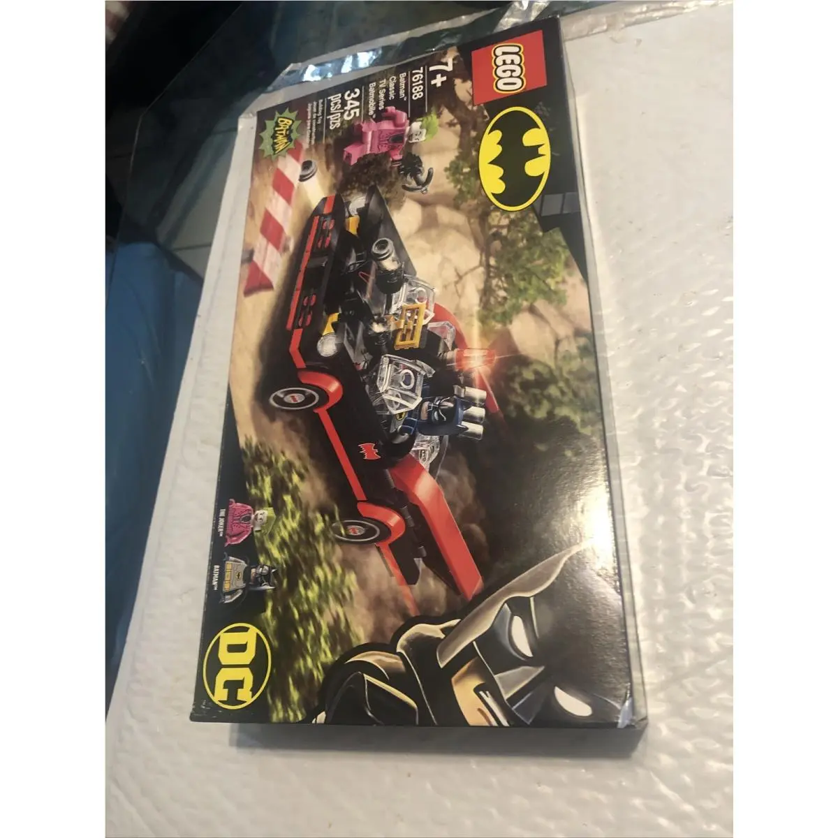 Lego 76188 Batman Classic TV Series Batmobile 345 Pcs The Joker Wear Box