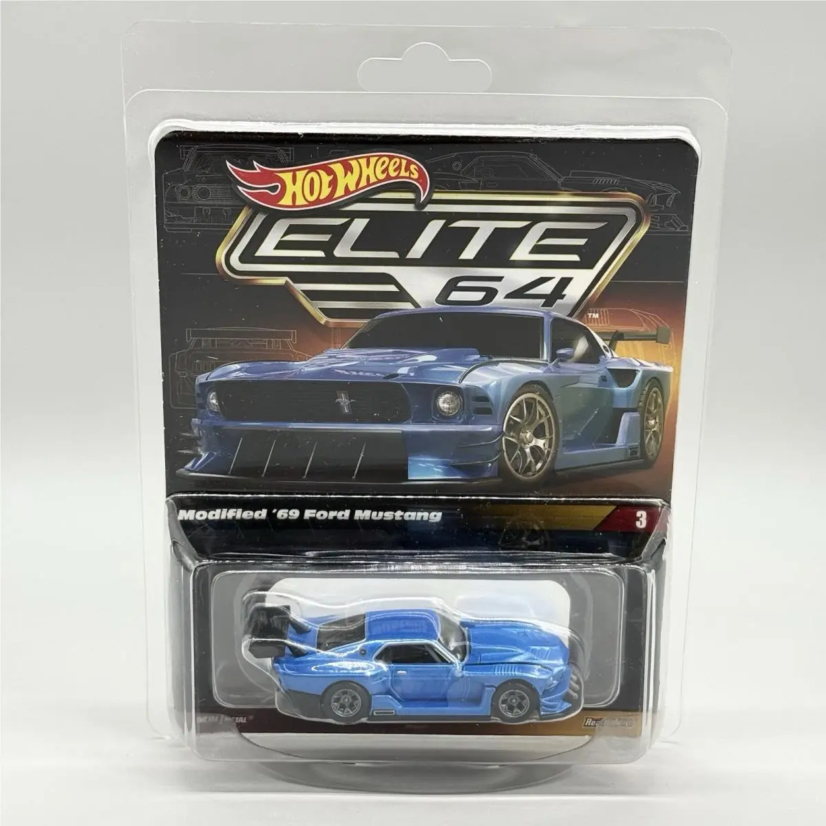 Hot Wheels 2023 Rlc Elite 64 Modified `69 Ford Mustang Mattel Creations Diecast