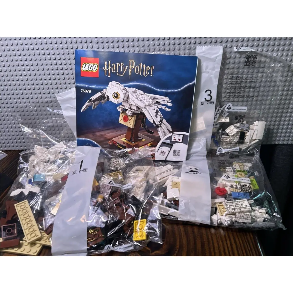 Lego 75979 Harry Potter Hedwig Set Bags But No Box