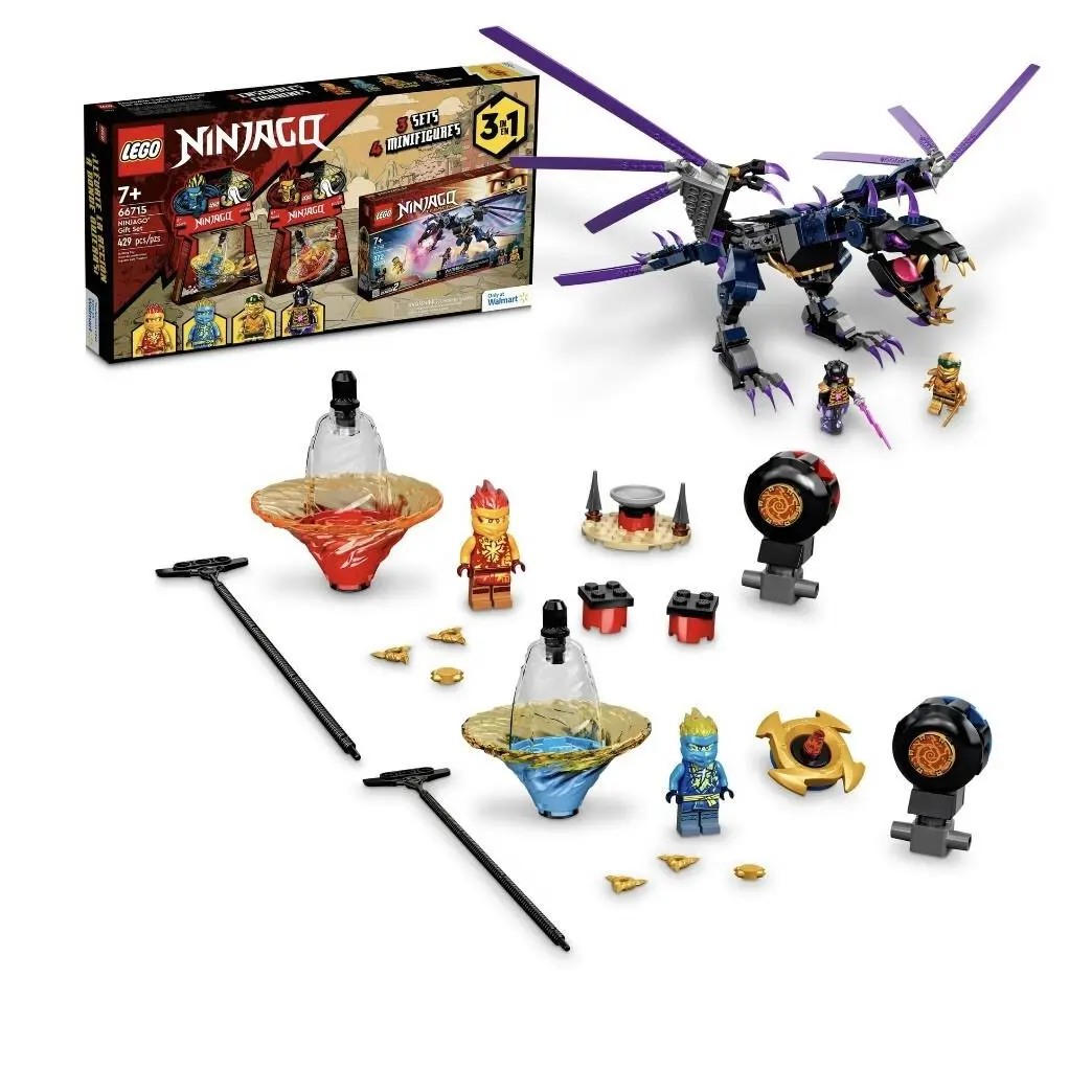Lego 66715 Ninjago Gift Set Toy Overlord Dragon 71742 + 70688 + 70690 429 Pieces