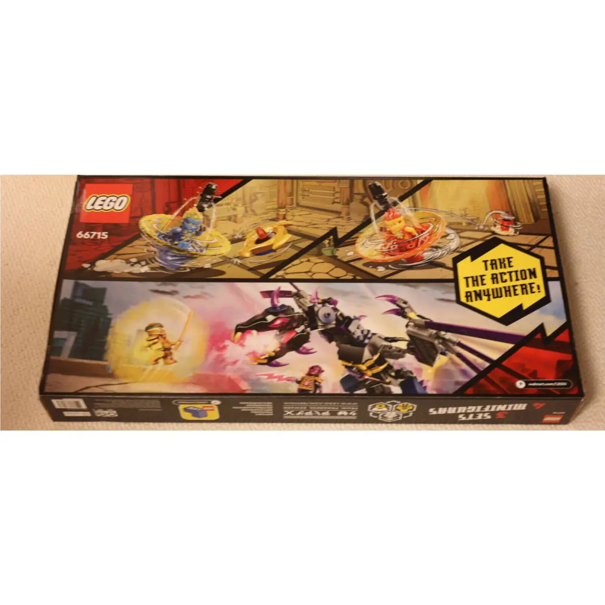 Lego Ninjago Gift Set 66715 3 in 1 Legacy Overlord Dragon 71742 70688 70690