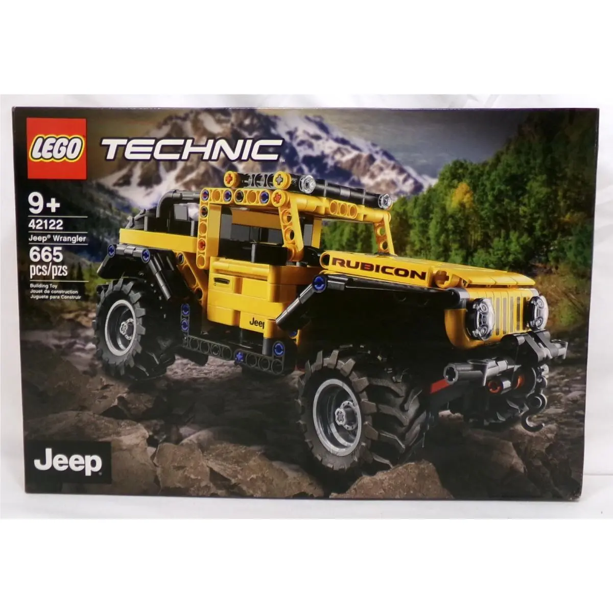 Lego Technic 42122 Jeep Wrangler 665 Piece 2021 Set
