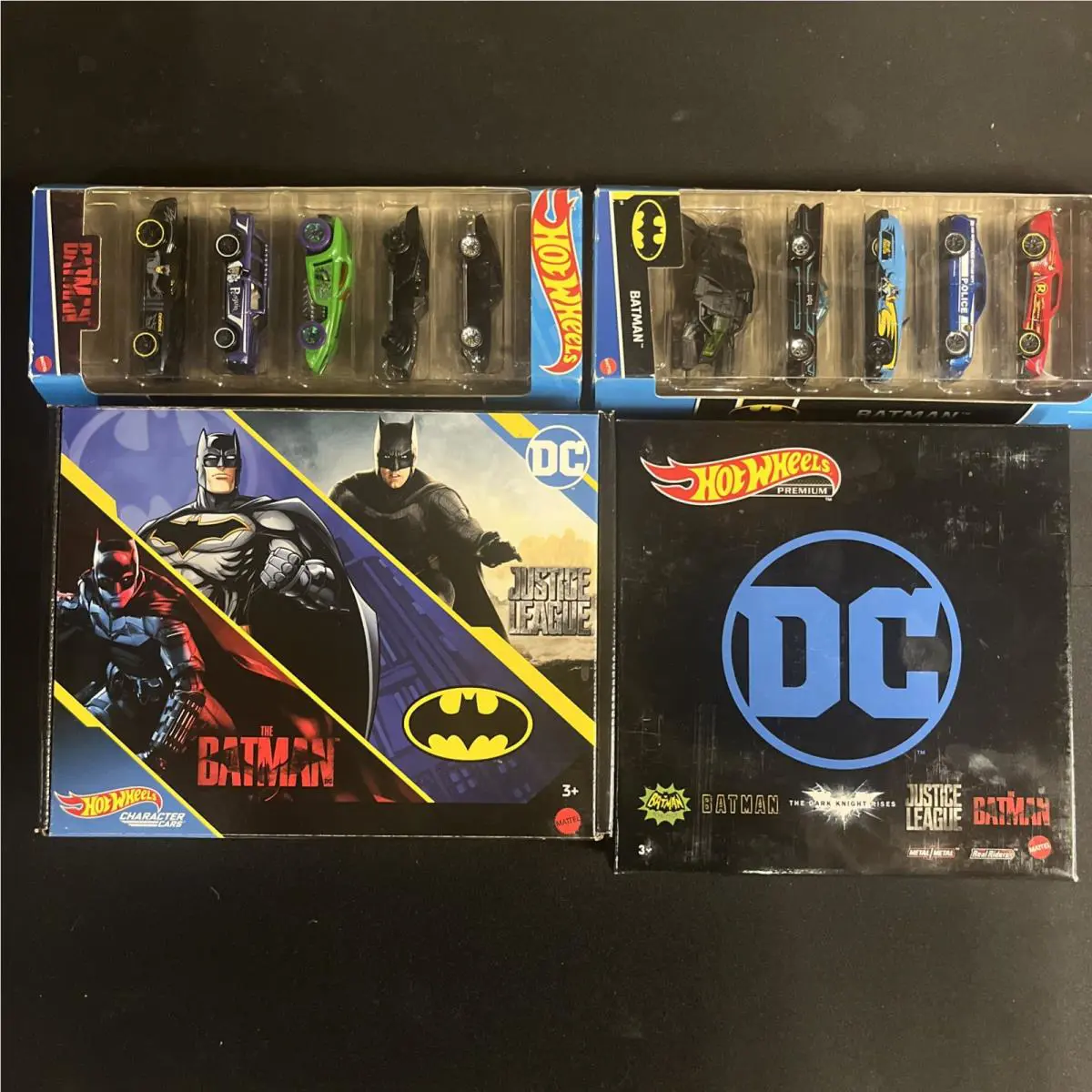 Mattel Hot Wheels Character Cars DC Batman 5 Pack 6 Pack 2021/2022 5 Pack